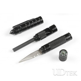 D8 multifunctional fire starter survival tool with compass UD405472